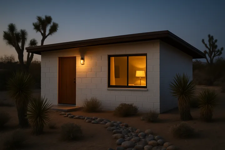 Illustrative Twentynine Palms small desert hideaway