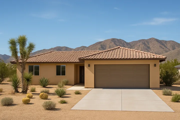 Illustrative Yucca Valley single-family ranch home